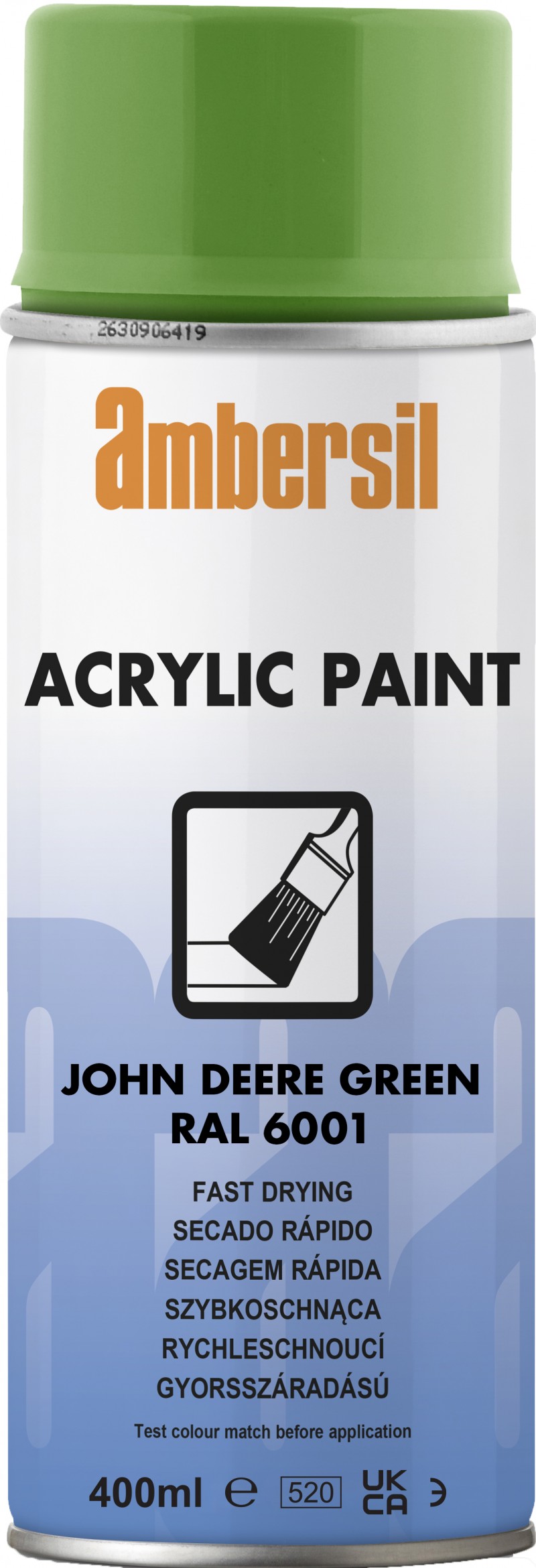 Acrylic Paint RAL 6001 Emerald Green
